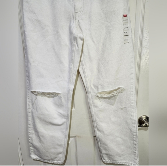 Levi's Women's Silver Tab '94 Baggy White Jeans Size 30x31 - Picture 6 of 12
